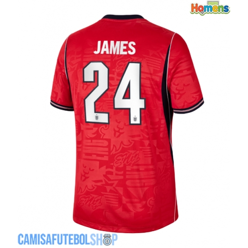 Camisa de time de futebol Inglaterra Reece James #24 Replicas 2º Equipamento Mundo 2026 Manga Curta